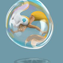 Mermay. Digital Drawing, Traditional illustration, Digital Illustration, and Drawing project by sara_foixsebastia - 05.03.2020
