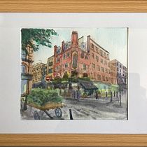 Mi Proyecto del curso: Dibujo arquitectónico con acuarela y tinta. Desenho, e Pintura em aquarela projeto de Valeria - 03.05.2020