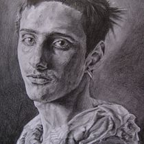 Mi Proyecto del curso: Retrato realista con lápiz de grafito. Animação 2D, Artes plásticas, Cinema, Desenho a lápis, e Desenho realista projeto de Juan Morales - 04.05.2020