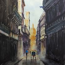 Meu projeto do curso: Paisagens urbanas em aquarela Ein Projekt aus dem Bereich Bildende Künste von Vandeberg Medeiros - 04.05.2020