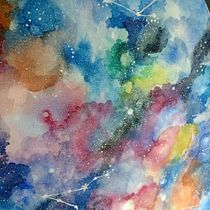 Mi Proyecto del curso: Andrómeda. Un progetto di Artigianato, Illustrazione tradizionale e Pittura ad acquerello di Laura - 10.05.2020