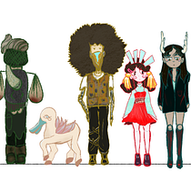 Mi Proyecto del curso: Fábrica de personajes ilustrados. Concept Art project by Claudia Aguilar - 05.04.2020