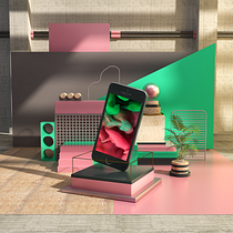 PROYECTO: Composiciones abstractas con Cinema 4D. Een project van 3D,  Art direction,  3D-ontwerp y Retoucheren van foto's van Camilo Valencia Gonzalez - 04.05.2020