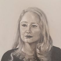 Mi Proyecto del curso: Retrato realista con lápiz de grafito. Artes plásticas, Desenho a lápis, e Desenho de retrato projeto de Isabel Arias - 04.05.2020