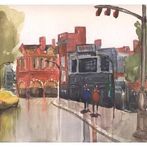 Mi Proyecto del curso: Paisajes urbanos en acuarela. Un projet de Design d'intérieur de Amparo Espinosa Martín - 04.05.2020