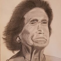 Mi Proyecto del curso: Abuela de mi esposa. Desenho a lápis projeto de Raúl Rojas - 18.05.2020