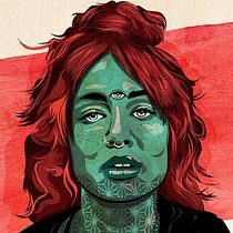 My project in Vector portrait with manual textures course. Un proyecto de Dibujo digital e Ilustración tradicional de Shaun Bonner - 05.05.2020