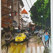 My project in Urban Landscapes in Watercolor course. Un projet de Pa , et sagisme de DineshKumar Soundarraj - 05.05.2020