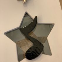 As I mention, I am a musician, so I created a musical symbol brooch Ein Projekt aus dem Bereich Keramik von Justina J-Orinienė - 05.05.2020
