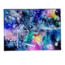 My project in Modern Watercolor Techniques course. Un progetto di Pittura ad acquerello di Morgane Augustin - 05.05.2020
