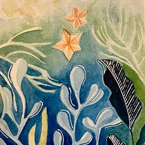 Mi Proyecto del curso: Técnicas de acuarela en negativo para ilustración botánica Ein Projekt aus dem Bereich Aquarellmalerei von Marianne Saavedra - 05.05.2020