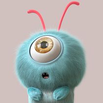 Fluffy! My project in 3D Hair Creation Ein Projekt aus dem Bereich 3D und Design von 3-D-Figuren von Marta Macedo - 06.05.2020