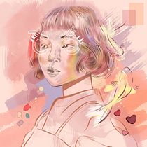 My project in Creative Portrait Illustration with Procreate course. Un projet de Illustration traditionnelle et Illustration à l'encre de kiana.kinchelow - 02.06.2020