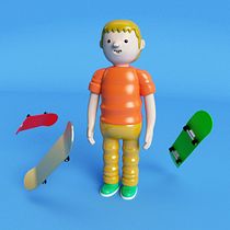 Mi Proyecto del curso: Diseño de personajes en Cinema 4D: del boceto a la impresión 3D. 3D project by Diego Sánchez - 05.15.2020