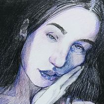 My project in Chiaroscuro Creative Portrait with Pencils course. Un projet de Dessin au cra, on , et Dessin de portrait de Lisa Bliss - 06.05.2020