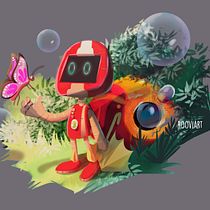 Mi Proyecto del curso: Pintura digital de personajes: ilustra con luz y color. Artistic Drawing, Digital Drawing, and Traditional illustration project by rociovirginia92 - 05.06.2020