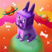Geometric Animals. Design de personagens, Ilustração digital e Ilustração tradicional projeto de Valentina Canocchi - 07.05.2020