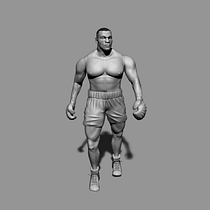 Meu projeto do curso: Modelagem realista com o ZBrush - Mike Tyson. Un projet de 3D de Jonatas Almeida - 07.05.2020