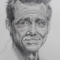 Meu projeto do curso: Retrato realista com lápis grafite. Desenho de retrato projeto de pedrobellini13 - 07.05.2020