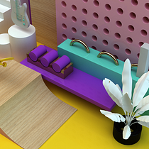 Mi Proyecto del curso: Composiciones abstractas con Cinema 4D. Een project van 3D van David Riquelme - 07.05.2020