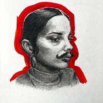 My project in Realistic Portrait with Graphite Pencil course. Desenho projeto de annaig_catesson - 07.05.2020