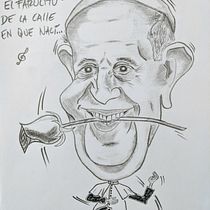 Mi Proyecto del curso: Trabajé para el proyecto final a Francisco Bergoglio.. Comic projeto de Yimmy Montoya - 13.05.2020