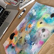 Mi Proyecto del curso: Técnicas modernas de acuarela. Watercolor Painting project by Nathalia O. Che - 05.07.2020