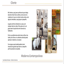 Propuesta apartamento  pequeño para joven que vive sola y no tiene muchas amistades. Mi Proyecto del curso: Diseño de interiores para espacios multifuncionales. Un projet de Architecture de marielyvictoriano - 08.05.2020