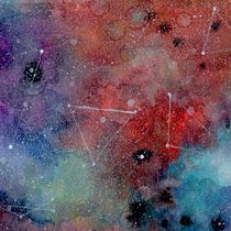 Mi Proyecto del curso: Galaxias Personales. Traditional illustration project by Caro Lina - 05.08.2020