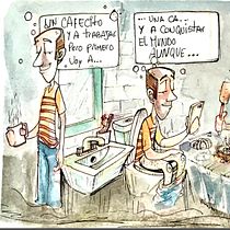 Un dia de cuarentena... Ein Projekt aus dem Bereich Traditionelle Illustration von Joan Gabriel Mesa Lindes - 10.05.2020