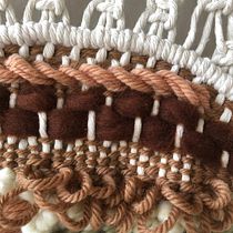 Meu projeto do curso: Introdução ao macramê: criação de um tapete decorativo Ein Projekt aus dem Bereich H, werk, Dekoration von Innenräumen und Makramee von Beatriz Más SaintMartin - 08.05.2020