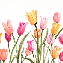 Mi Proyecto del curso: Creación de paletas de color con acuarela. Un progetto di Creatività, Illustrazione tradizionale, Illustrazione botanica e Pittura ad acquerello di Nerwen Earwen - 09.05.2020
