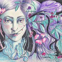  Retrato creativo en claroscuro con lápiz: la Zarzamora.. Un projet de Dessin au cra, on, Dessin artistique et Illustration traditionnelle de Marieta Alonso-Collada - 09.05.2020
