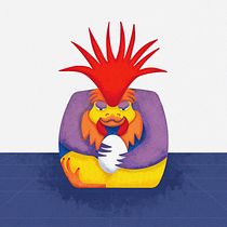 My project in Geometric Illustration with Volume course. Ilustração tradicional projeto de Hila Rozilyo - 09.05.2020