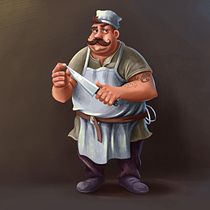 My project in Digital Painting for Characters: Color and Light course. Character Design, Digital Drawing, and Digital Painting project by bozcaibrahim - 05.09.2020