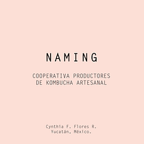 Naming cooperativa/bebida kombucha. Un projet de Naming de Cynthia Flores - 10.05.2020
