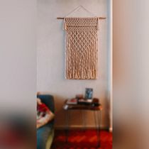 Meu projeto do curso: Macramé: nós básicos e complexos . Macramé project by talithavaes - 05.10.2020