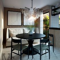 Sala-Comedor en espacio reducido. Un projet de Design d'intérieur de Giselle Magaña - 10.05.2020