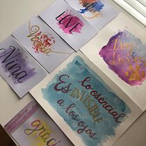 Mi Proyecto del curso: Caligrafía con pinceles de agua para principiantes. Un progetto di Calligrafia di semyakash12 - 31.05.2020