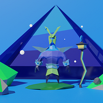 Proyecto: Low Poly Pj con escenario Ein Projekt aus dem Bereich 3D von Maykol Antonio - 13.05.2020
