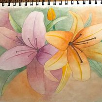 Mi Proyecto del curso: Técnicas de acuarela en negativo para ilustración botánica Ein Projekt aus dem Bereich Aquarellmalerei von Lorena Espejo - 11.05.2020