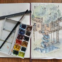 My project in The Art of Sketching: Transform Your Doodles into Art course Ein Projekt aus dem Bereich Sketchbook von salgadoluca - 10.05.2020