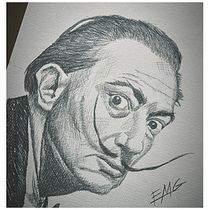 Meu projeto do curso: Introdução ao retrato com nanquim e bico de pena. Ilustração tradicional projeto de Eduardo Goes - 10.05.2020