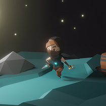 Mi Proyecto del curso: Modelado de personajes low poly para videojuegos . 3D, and 3D Character Design project by Judit Clopés - 05.10.2020
