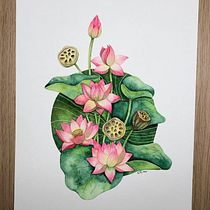 Mi Proyecto del curso: Técnicas de acuarela en negativo para ilustración botánica Ein Projekt aus dem Bereich Botanische Illustration von middling_love - 11.05.2020