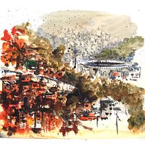 Mi Proyecto del curso: Paisajes urbanos en acuarela Ein Projekt aus dem Bereich Architektur, L, schaftsbau und Aquarellmalerei von Pedro Llamedo - 11.05.2020