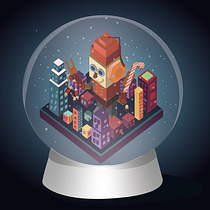 Mi Proyecto del curso: Ilustración vectorial isométrica desde cero. Design projeto de Amanda Alvear Pizarro - 11.05.2020