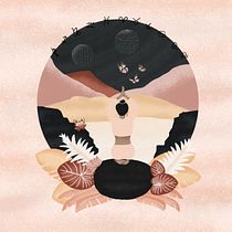 Respira. Mi Proyecto del curso: Ilustración digital con texturas en Photoshop. Un progetto di Illustrazione tradizionale e Illustrazione digitale di Judit Aguado Pérez - 11.05.2020