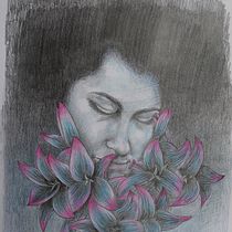 My project in Chiaroscuro Creative Portrait with Pencils course. Un projet de Dessin au cra , et on de Claudine Dufour - 11.05.2020