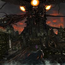 Brainiac vs Batman. Concept Art project by Angel Lidon - 05.13.2020